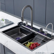 Chậu rửa chén thông minh 1 hộc 7546