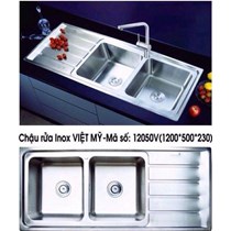 Chậu rửa chén Inox Việt Mỹ 12050V