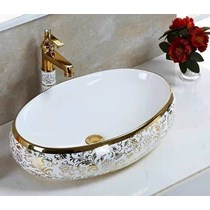 Chậu rửa lavabo đặt bàn hình Oval rẻ đẹp nhiều mẫu