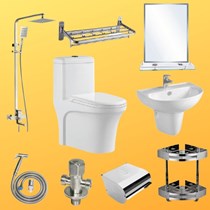 Combo bộ nhà tắm Luxury 19
