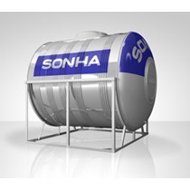 Bồn nước Inox Sơn Hà 2000 lít ngang (ĐK 114)