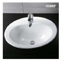 Chậu rửa Lavabo dương vành Caesar L5018