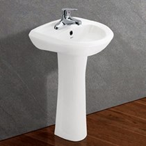 Chậu rửa Lavabo Viglacera VTL3N + Chân VI1T