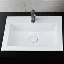 Chậu rửa Lavabo dương vành Caesar LF5017