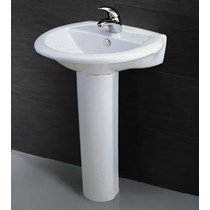 Chậu rửa chân dài Caesar L2360+P2437