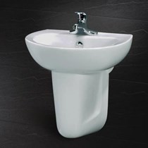 Chậu rửa chân ngắn Caesar L2150+P2441