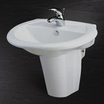 Chậu rửa chân ngắn Caesar L2360+P2439