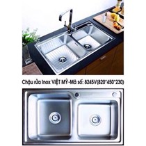 Chậu rửa chén Inox Việt Mỹ 8245V