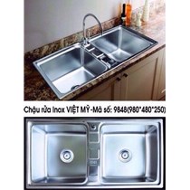 Chậu rửa chén Inox Việt Mỹ 9848