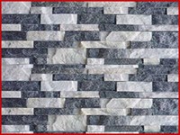 Đá ghép trắng đen HL3E-15