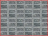 Đá kiểu mặt nhẵn bóng xanh ngọc HL3D-5