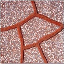 Gạch vỉa hè 40x40 QP12 màu đỏ