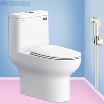 Bồn cầu 1 khối Viglacera V64 (Tặng vòi xịt)