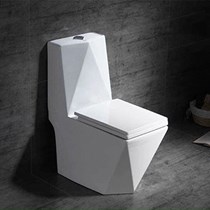 Bồn cầu khối cao cấp kim cương trắng