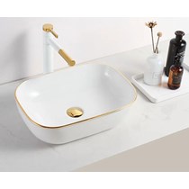 Chậu rửa lavabo đặt bàn hình chữ nhật rẻ đẹp nhiều mẫu