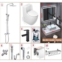 Combo bộ nhà tắm cao cấp 068