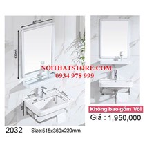 Combo kệ lavabo gương giá rẻ 2032