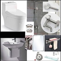 Combo thiết bị vệ sinh giá rẻ 2 (9 món)