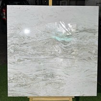 Đá đồng chất khắc kim Trung Quốc 100x100 xám trắng vân sóng