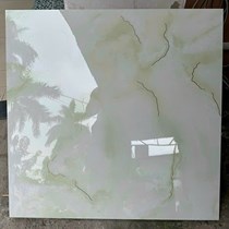 Đá đồng chất khắc kim Trung Quốc 80x80 trắng vân xanh