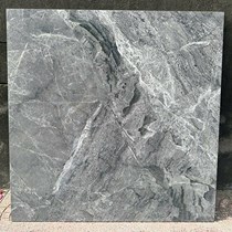 Đá đồng chất khắc kim Trung Quốc 80x80 xám đậm nhũ bạc