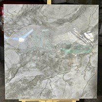 Đá đồng chất khắc kim Trung Quốc 80x80 xám nhũ vàng