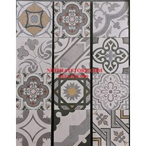 Gạch bông giả cổ 20x20 mẫu xám