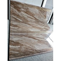 Gạch lát cầu thang 47x120 siêu đẹp nâu vân đá