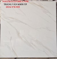 Gạch lát nền Trung Quốc 100x100 trắng vân khói