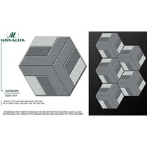 Gạch lục giác lát sân vườn 9317