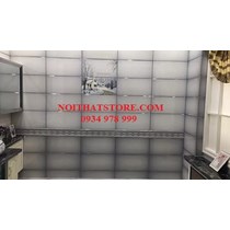 Gạch men kính Trung Quốc 30x60 trắng xám