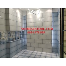 Gạch men kính Trung Quốc 30x60 xanh xám