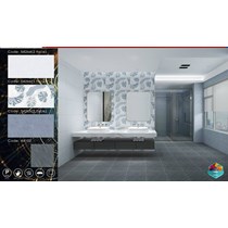 Gạch ốp tường Takao 40x80 54264-65-66 đá mờ
