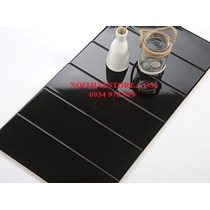 Gạch thẻ 10x30 đen bóng phẳng