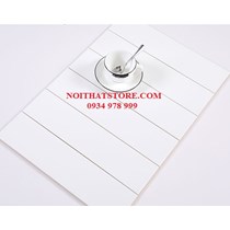 Gạch thẻ 7.5x30 trắng mờ phẳng