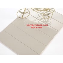 Gạch thẻ 7.5x30 xám nhạt bóng phẳng