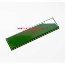 Gạch thẻ 7.5x30 xanh lá bóng phẳng