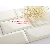 Gạch thẻ màu be bóng vát