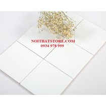 Gạch thẻ vuông trắng mờ phẳng 20x20
