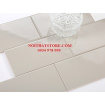 Gạch thẻ xám nhạt bóng phẳng
