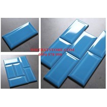 Gạch thẻ xanh dương bóng vát