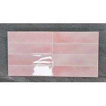 Gạch trang trí 3D 30x60 men siêu bóng hồng nhạt