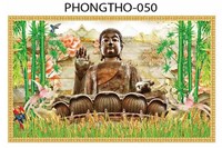 Gạch tranh 3D Phật giáo 050