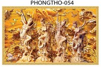 Gạch tranh 3D Phật giáo 054