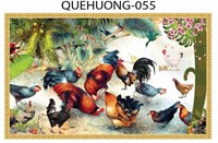 Gạch tranh 3D phong cảnh quê hương 055