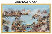 Gạch tranh 3D phong cảnh quê hương 064