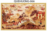 Gạch tranh 3D phong cảnh quê hương 066