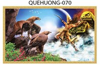 Gạch tranh 3D phong cảnh quê hương 070