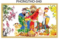Gạch tranh 3D Phúc Lộc Thọ 040