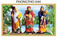 Gạch tranh 3D Phúc Lộc Thọ 044